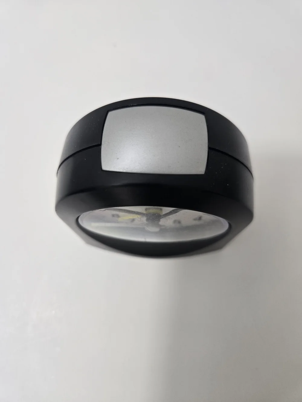 Westclox Black Alarm Clock with White Dial